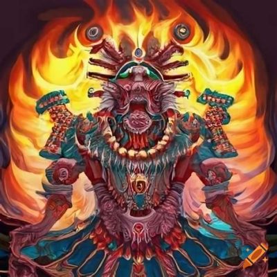  Xiuhtecuhtli the Fire God! - Odkrywanie Meksykanckich Korzeni w Amerykańskiej Mityczności